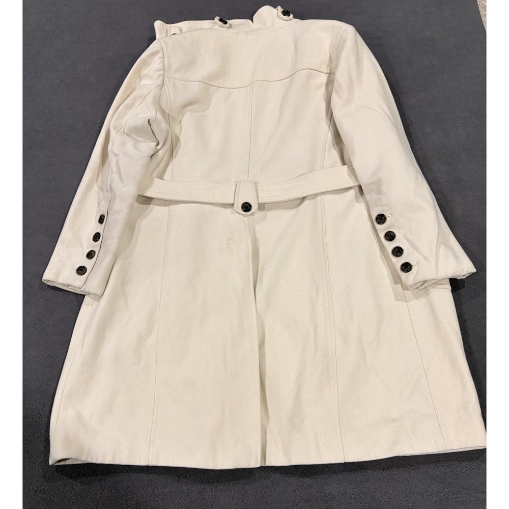 Donnybrook Trench Coat Womens 16 Beige Lined Belted Button Front Casual Outdoor - Picture 10 of 15